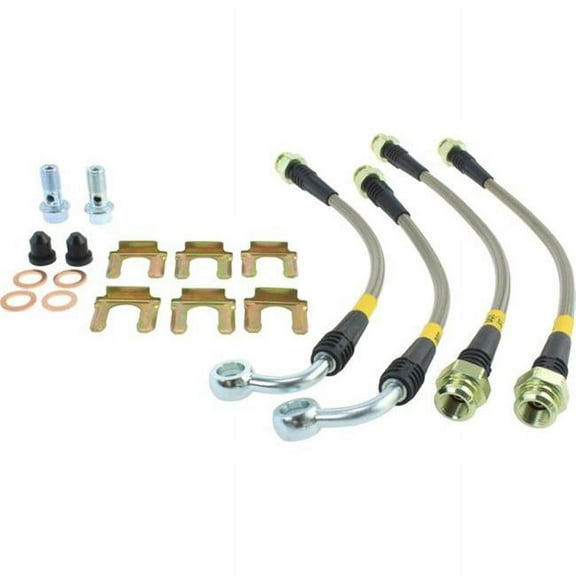 StopTech 950.47505 Stainless Steel Braided Brake Hose Kit Fits 00-09 Baja Legacy Fits select: 2003 SUBARU BAJA, 2006 SUBARU LEGACY 2.5I LIMITED