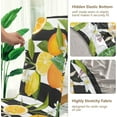 thumbnail image 3 of Orange and Lemon Versatile Chair Slipcovers for Dining Room, Stretchy Cloth Chair Covers, Armless Dining Chairs Covers Set of 4, Chair Covers Washable, 3 of 6