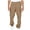 Khaki, variant on cllios Mens Cargo Pants Relaxed Fit Casual Pants Outdoor Hiking Trousers Running Camping Cargo Pants Multi Pockets