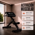 thumbnail image 3 of Silla Romana Hiperextensiones CENTURFIT Plegable aparato para Abdominales Entrenamiento Ejercicio en Casa, 3 of 5