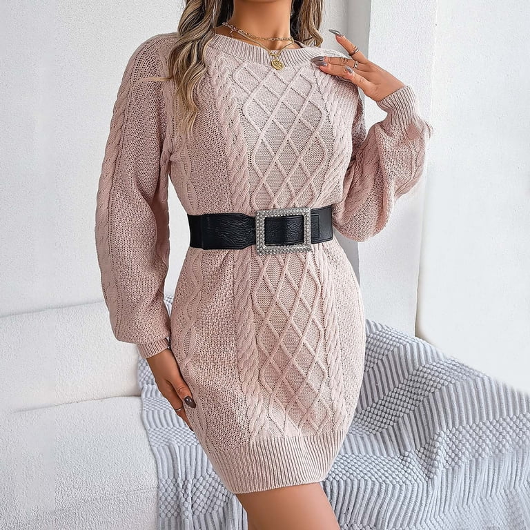 Karight Women Long Sleeve Oversized Cable Knit Chunky Baggy Loose Pullover Tunic Mini Sweater Dress Trendy Fall Outfits - Walmart.com Karight Women Long Sleeve Oversized Cable Knit Chunky Baggy Loose Pullover Tunic Mini Sweater Dress Trendy Fall Outfits - Walmart.com