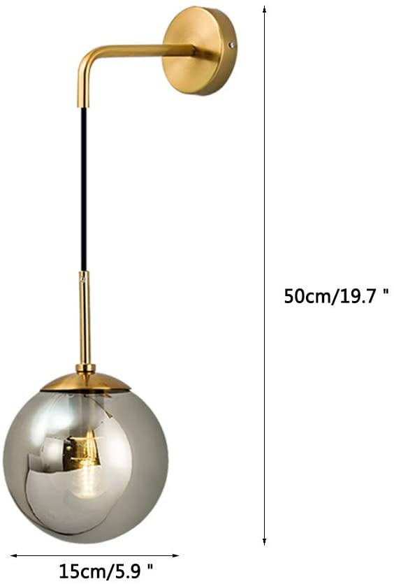 BOKT Mid Century Modern Wall Lamp Minimalist Adjustable Bedside