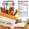 thumbnail image 2 of Wicked Cutz Premium Uncured Tender Bacon Jerky, Old Fashioned Maple, 8g Protein, 2 oz, 2-Pack, 2 of 6