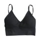 thumbnail image 5 of Minnieouse Top de tubo para mujer, sujetadores deportivos para mujer, gimnasio, secado rápido, elástico acolchado, gimnasio, correr, dormir, negro 2Conjunto, 5 of 6