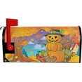 thumbnail image 4 of Autumn Fall Pumpkin Magnetic Mailbox Cover Harvest Mailbox Wrap Post Letter Box Cover Home Decorative for Standard Mailboxes, 4 of 6