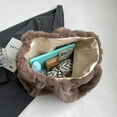 thumbnail image 4 of Fluffy Tote Bag Faux Fur Hobo Bag Purse Plush Handbag Furry Purse Soft Plush Bag for Women Cute Aesthetic Bag, 4 of 6
