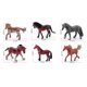 thumbnail image 5 of 2x 6 piezas de modelos de caballos realistas CUTICAT Miniaturas Animales Figura, 5 of 8