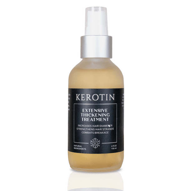 Kerotin Extensive Treatment - Hairspray for Hair Growth- Heat Protectant  and Hair Fiber Reforce - Diameter Booster - Increase Hair Force and  Thickness 