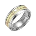 thumbnail image 4 of Europe and America Titanium Steel Luminous Magic Ring Ring Fluorescent Ring, 4 of 9