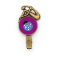 thumbnail image 1 of Nube de lluvia paraguas goteo clima Broche broche broche broche Metal retro, 1 of 3