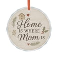 thumbnail image 2 of Crystal Glass Christmas Ornament: 'Home is Where Mom is' Holiday Keepsake, 2 of 3