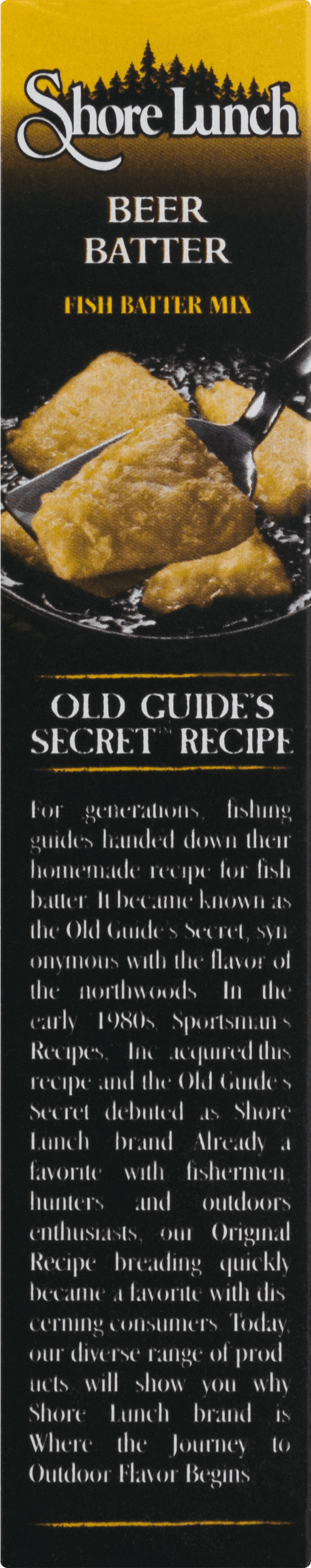 Shore Lunch Beer Batter Batter Mix, 9 oz, for Crispy Fried Fish, Chicken, and Vegetables
