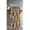 thumbnail image 2 of Ambesonne Afro Quilted Coverlet 2 Pcs, Woman Geometric, Twin Size, Brown and Tan, 2 of 2