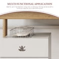 thumbnail image 3 of CRAFTHROU Retro Brass Knobs Cabinet Door Handles 1Set Brown For Kitchen Cabinets, 3 of 8