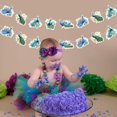 thumbnail image 3 of 2Pcs Peacock Banner, Zoo Birthday Party Decoration Peacock Banner Garland for Boy Girl Animal Theme Birthday Baby Shower Party, 3 of 7