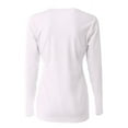 thumbnail image 2 of A4 Womens The Spike - Long Sleeve Volleyball Jersey Large White, 2 of 3