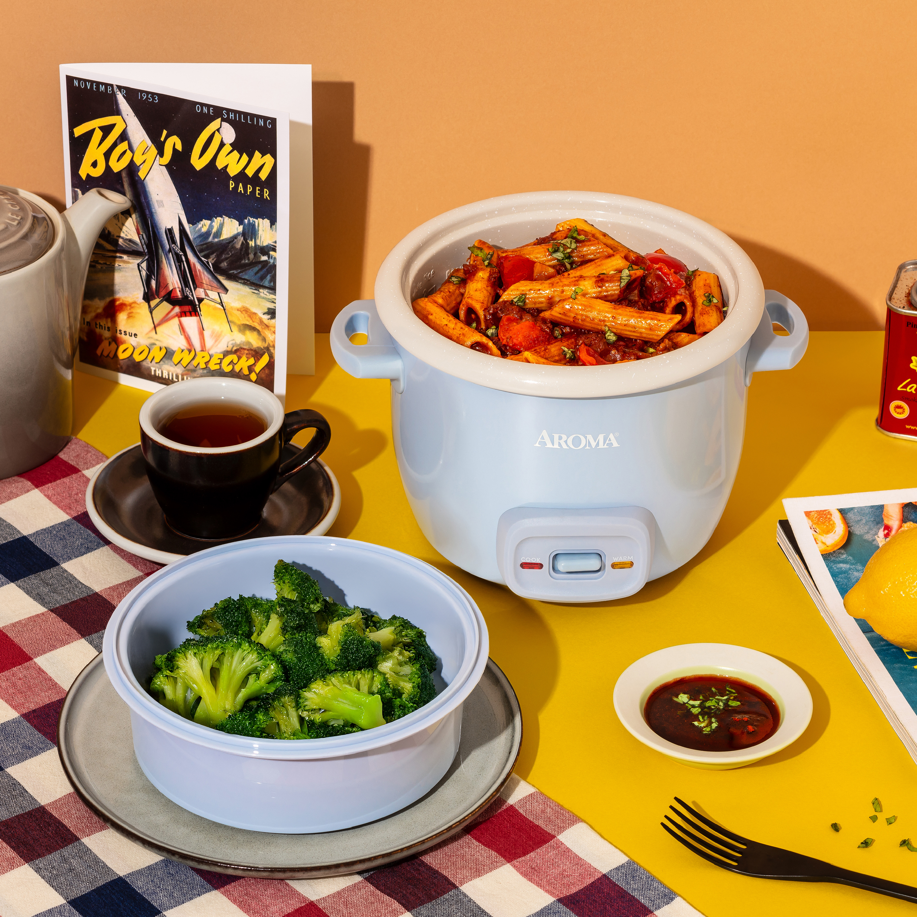 Aroma 4-Cup Rice Cooker & Food Steamer with Nonstick Pot photo 8