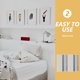 thumbnail image 4 of unbranded 8Ud Soporte Pared Heavy Duty Tipo French Cleat En Aluminio Para Colgar Cuadros, 4 of 6