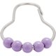 thumbnail image 4 of Anillos de ganchos para cortina de ducha, anillos de cortina de ducha de acero inoxidable y ganchos para cortinas de barra de ducha de baño, juego de 12, rosa acrílico Xemadio PTL029-9, 4 of 6