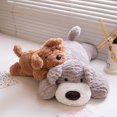 thumbnail image 3 of Fasiaou Realistic Lying Down Dog Doll, Large Stuffed Animal Dog,Suitable For Comfortable Hugs. Fluffy and Cuddly Stuffed Puppy Stuffed Animal Throw Pillow Toy Birthday for Girls Kids, 3 of 3