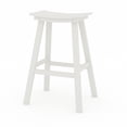 thumbnail image 5 of Bailey White HDPE Farmhouse Bar Stool-Set of 2, 5 of 8