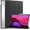 black, variant on Lenovo Tab 10.1 2025 (TB311FU/TB311XU) Magnetic Closure PU Leather Tablet Case - Gray