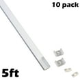 thumbnail image 2 of 10pk 5ft U shape Aluminum channel for LED light strip 6mm 8mm 10mm and 12mm, 2 of 6