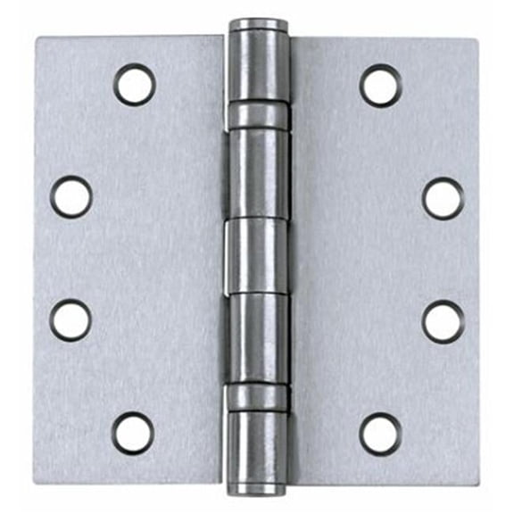 4.5 in. 32D Ball Bearing Hinge with Removable Pin - Satin Stainless Steel