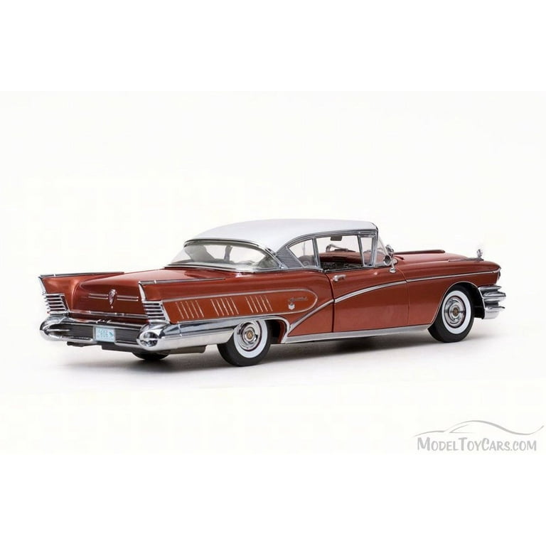 1958 Buick Limited Riviera Coupe, Garnet Red - Sun Star 4806 - 1/18 Scale  Diecast Model Toy Car