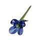 thumbnail image 3 of Mini flor de cristal, figura floral, adorno de flor artificial para mujeres, niñas y mamás. Azul profundo, 3 of 9