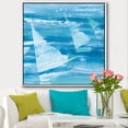 thumbnail image 2 of Designart ' From the Shore I ' Nautical & Beach Framed Canvas, 2 of 3