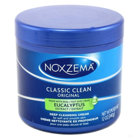 Noxzema Classic Clean Original Deep Cleansing Cream 12oz Jar (Pack of 3)