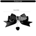 thumbnail image 3 of Bowknot Hairpin with Chain for Women Kids Gothic Charm Hair Clip Aesthetics Halloween Hair Accessories, 3 of 8