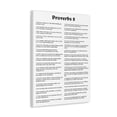 thumbnail image 4 of Scripture Walls Proverbs 8 Chapter White Bible Canvas Christian Wall Art Ready to Hang Unframed, 4 of 13