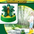 thumbnail image 2 of LYINGF Dinosaur Water Sprinkler Toy - Adjustable Nozzle Outdoor Splash Play for Kids 3-8 Years, Durable Summer Backyard Activity with Non-Slip Base, 2 of 8