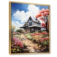 thumbnail image 2 of Designart "Farmhouse Memories painting" Landscape & Nature Floater Framed Canvas Wall Art, 2 of 7