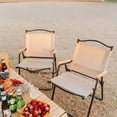 thumbnail image 3 of Silla Camping JShteea Kermit 115 Ergonómica para Barbacoa Exterior (L) Caqui, 3 of 9