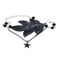 thumbnail image 1 of Joyería Brazalete de Múltiples Hoja En Pentáculo Capas Retro para Fiesta Zulema  Negro Pulsera cordón de la hoja, 1 of 4