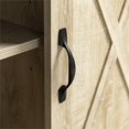thumbnail image 4 of Pemberly Row 58" Sliding Door TV Stand Console in White Oak Barnwood, 4 of 6