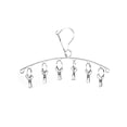 thumbnail image 1 of Bearachild Clip de secado de calcetines, colgador de acero inoxidable a prueba de viento, organizador de ropa, abrazadera reutilizable para Almacenamiento y organización del hogar, 1 of 6