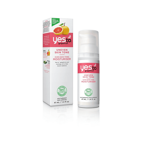 Yes To Grapefruit Uneven Skin Tone, Even Skin Tone Moisturizer, 1.4 (Best Cream For Uneven Skin Tone In India)