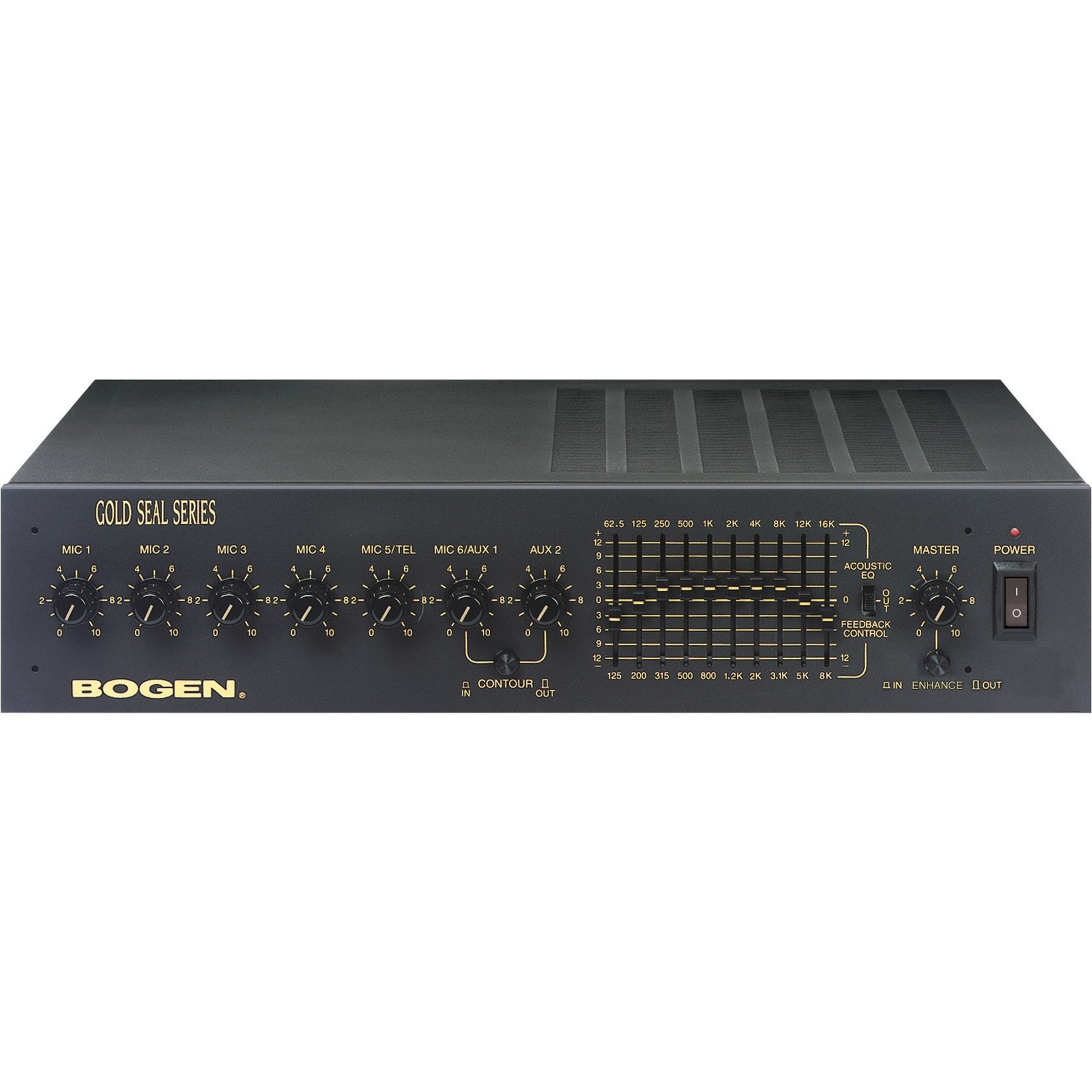 Bogen Gold Seal GS250D Amplifier, 250 W RMS, 6 Channel