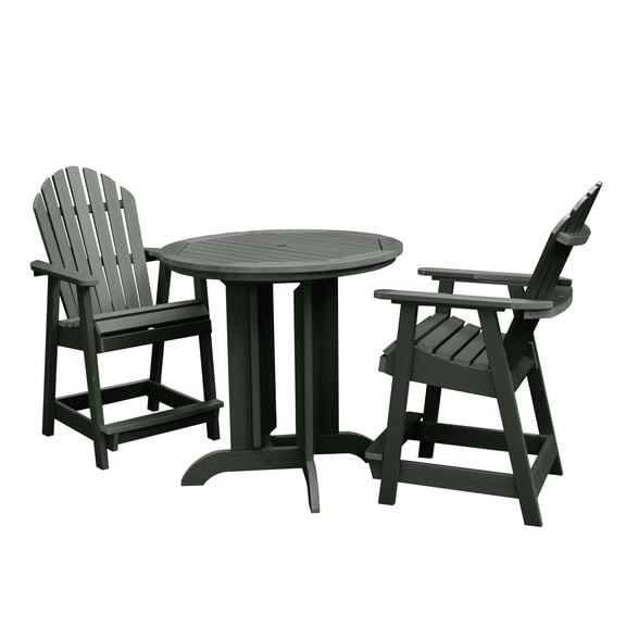 highwood® Eco-Friendly Hamilton 3pc Round Counter Dining Set