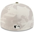thumbnail image 4 of Men's New Era Light Beige/Olive San Diego Padres 2025 Armed Forces Day 59FIFTY Fitted Hat, 4 of 5