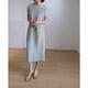 thumbnail image 4 of Vestidos elegantes de seda auténtica para mujer de oficina, vestidos femeninos de alta calidad, 4 of 4