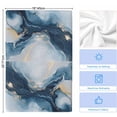 thumbnail image 5 of Navy Blue Marble Kitchen Towels Set of 3, Modern Abstract Ink Painting Soft Microfiber Dish Towels, Absorbent Quick-Dry Washable Dishcloths for Kitchen Cleaning, Drying Dishes, 18x28 Inches, 5 of 9
