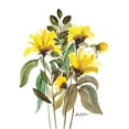 thumbnail image 2 of Talent, Kelley 26x31 Gold Ornate Wood Framed with Double Matting Museum Art Print Titled - Mellow Yellow Bouquet, 2 of 4