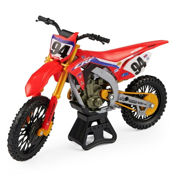 Supercross, Authentic Ken Roczen 1:10 Scale Collector Die-Cast Motorcycle Replica with Display Stand