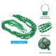 thumbnail image 4 of Soportes de plantas de macramé Uxcell para interiores, estante para plantas colgante con base de madera resistente para colgar en la pared, techo o ventana, paquete de 2 en verde, 4 of 7