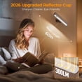 thumbnail image 2 of Magnetic Wireless Battery Operated Wall Sconce, 2-Pack – Rechargeable with Remote & Touch Control, 3-Color LED, 360° Rotatable, Walnut, 2 of 9